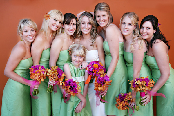 Bridesmaid and outlet flower girl